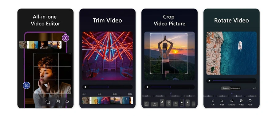 HOW TO TRIM CROP AND ROTATE VN MOD APK 
